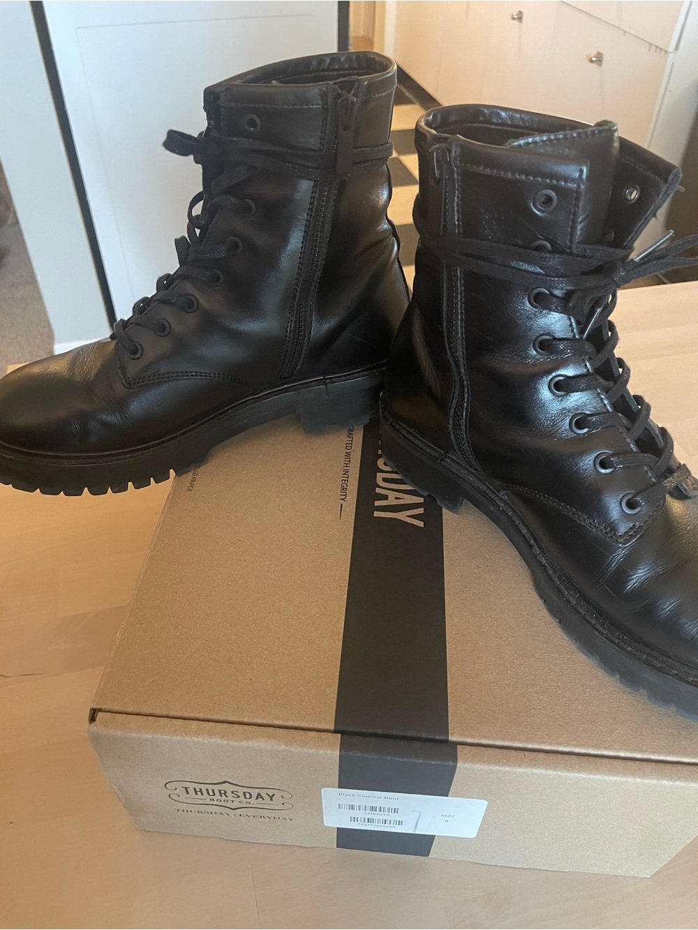 Thursday Boot Company Combat Boots, Black - Picture 12 of 14
